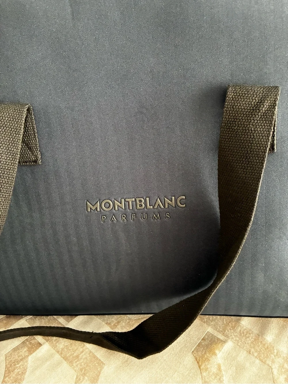 Black Canvas Men’s Tote Bag